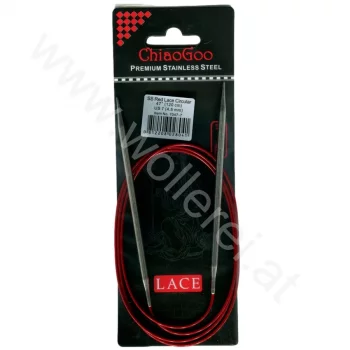 ChiaoGoo RED LACE Fixe Rundstricknadel - 120 cm - 4,5 mm