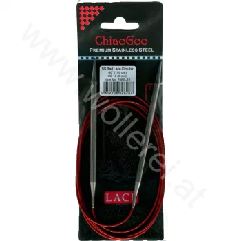 ChiaoGoo RED LACE Aiguille Circulaire Fixe - 150 cm - 6 mm