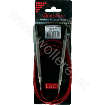 ChiaoGoo RED LACE Aiguille Circulaire Fixe - 150 cm - 8 mm