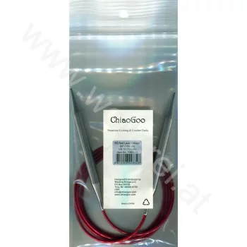 ChiaoGoo RED LACE Aiguille Circulaire Fixe - 150 cm - 10 mm