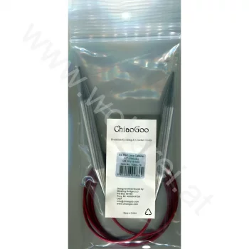 ChiaoGoo RED LACE Fixed Circular Needle - 150 cm - 15 mm