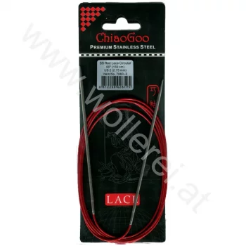 ChiaoGoo RED LACE Aiguille Circulaire Fixe - 150 cm - 2,75 mm