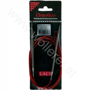 ChiaoGoo RED LACE Aiguille Circulaire Fixe - 150 cm - 5 mm