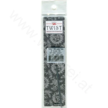 ChiaoGoo TWIST RED LACE Nadelspitzen SEHR KURZ 8 cm - MINI - 1,5 mm