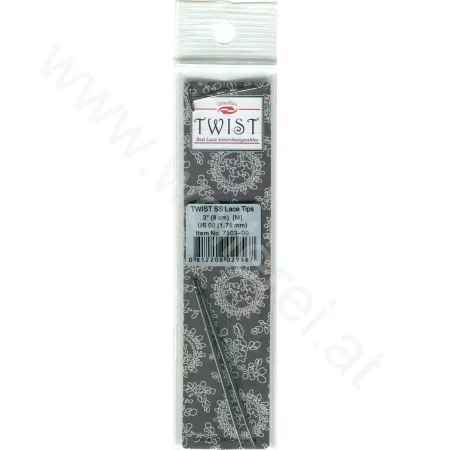 ChiaoGoo TWIST RED LACE Nadelspitzen SEHR KURZ 8 cm - MINI - 1,75 mm