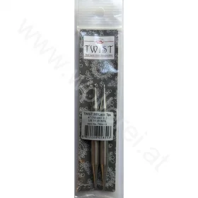 ChiaoGoo TWIST RED LACE Needle Tips SHORT 10 cm - LARGE - 8 mm