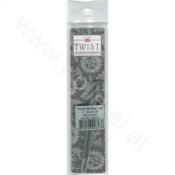 ChiaoGoo TWIST RED LACE Needle Tips SHORT 10 cm - SMALL - 4 mm