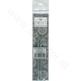 ChiaoGoo TWIST RED LACE Needle Tips SHORT 10 cm - SMALL - 5 mm
