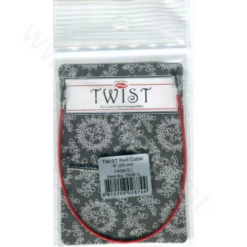 ChiaoGoo TWIST RED Cable - LARGE - 20 cm