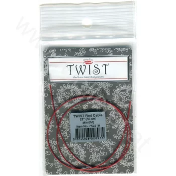 ChiaoGoo TWIST RED Cable - MINI - 5 cm ✓ Wollerei