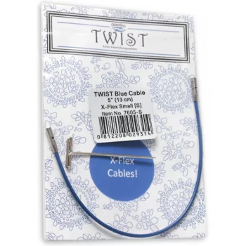 ChiaoGoo TWIST X-FLEX BLUE Cable - SMALL - 13 cm