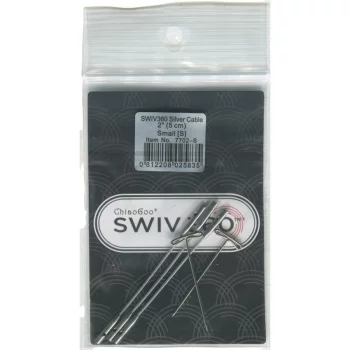 ChiaoGoo TWIST SWIV360 SILVER Cable - SMALL - 5 cm