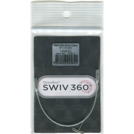 ChiaoGoo TWIST SWIV360 SILVER Seil - LARGE - 13 cm