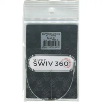 ChiaoGoo TWIST SWIV360 SILVER Cable - SMALL - 13 cm
