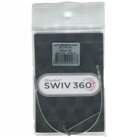 ChiaoGoo TWIST SWIV360 SILVER Cable - SMALL - 15 cm