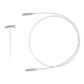 ChiaoGoo TWIST SWIV360 SILVER Cable - SMALL - 35 cm