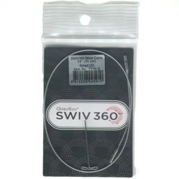 ChiaoGoo TWIST SWIV360 SILVER Seil - SMALL - 35 cm