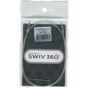 ChiaoGoo TWIST SWIV360 SILVER Cable - SMALL - 55 cm