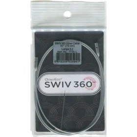 ChiaoGoo TWIST SWIV360 SILVER Cable - LARGE - 75 cm