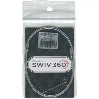 ChiaoGoo TWIST SWIV360 SILVER Cable - SMALL - 75 cm