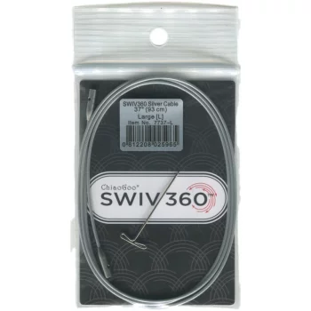 ChiaoGoo TWIST SWIV360 SILVER Seil - LARGE - 93 cm