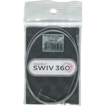 ChiaoGoo TWIST SWIV360 SILVER Seil - SMALL - 93 cm