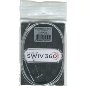ChiaoGoo TWIST SWIV360 SILVER Seil - LARGE - 125 cm
