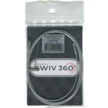ChiaoGoo TWIST SWIV360 SILVER Seil - SMALL - 125 cm