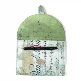 "Café de Paris" - Fabric bag for various needles and accessories