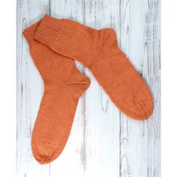 Socken mit Bumerangferse und Sternenspitze