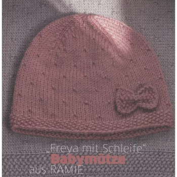 Babymütze mit Schleife "Freya"