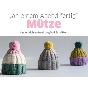 Mütze An einem Abend fertig