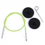 KnitPro Câble plastique et Accessoires - 60 cm - neon jaune vert