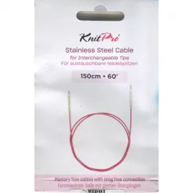 KnitPro Steel Cable and Accessories- 150 cm - purple