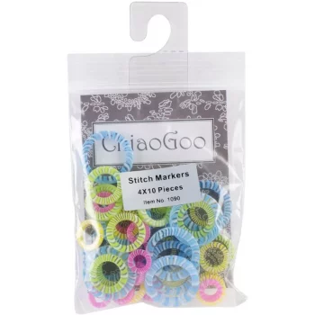 ChiaoGoo Stitch Markers - 5 to 15 mm - 40 pieces