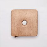 KnitPro Maßband - Holz - quadratisch