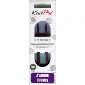 KnitPro JADORE CUBICS Pointes - 5,5 mm
