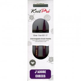 KnitPro JADORE CUBICS Pointes - 8 mm