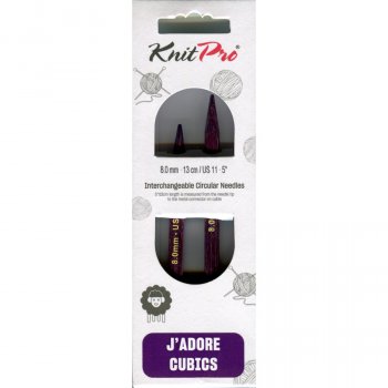 KnitPro JADORE CUBICS Needle Tips - 8 mm