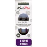 KnitPro JADORE CUBICS Pointes - COURTES - 6 mm