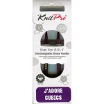 KnitPro JADORE CUBICS Pointes - COURTES - 6,5 mm
