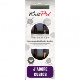 KnitPro JADORE CUBICS Pointes - COURTES - 7 mm