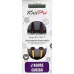 KnitPro JADORE CUBICS Pointes - COURTES - 8 mm