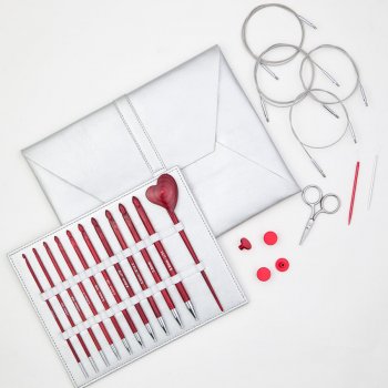 KnitPro Tunesische Häkelnadeln Geschenkset AMORE