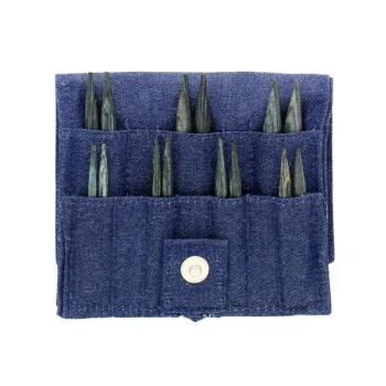 KnitPro DENIM Set Interchangeable Circular Needles MINI 5 cm