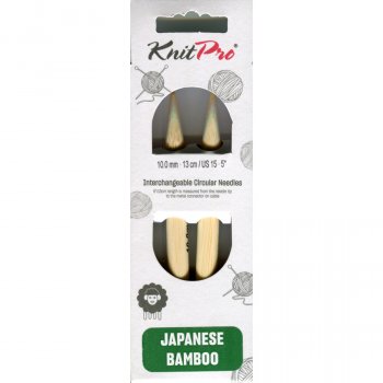 KnitPro BAMBOO Pointes - 10 mm