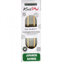KnitPro BAMBOO Needle Tips - 13 cm - 3 mm