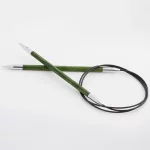 KnitPro ROYALE Rundstricknadel 80 cm - 5,5 mm - misty green