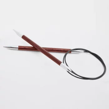 KnitPro ROYALE Circular Needle 80 cm - 7 mm - burgundy rose