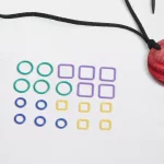 KnitPro Magnetic Knitter's Necklace Kit CHERRY BERRY